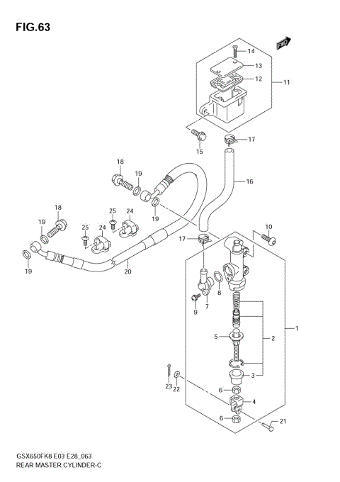 REAR MASTER CYLINDER