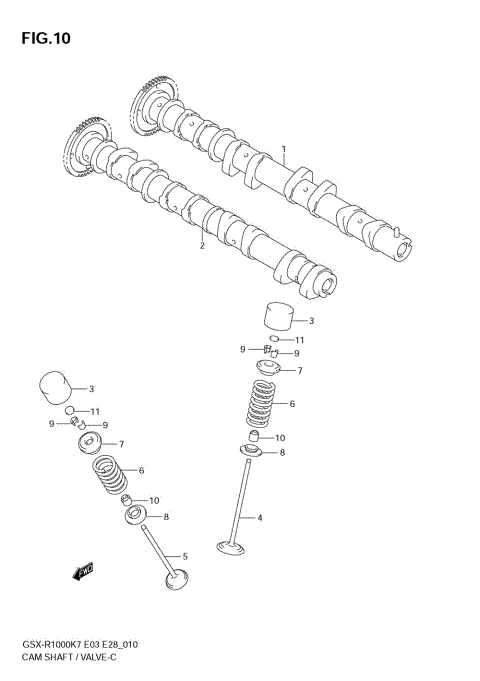 CAMSHAFT - VALVE