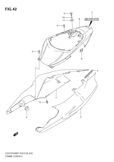 FRAME COVER (MODEL K7)