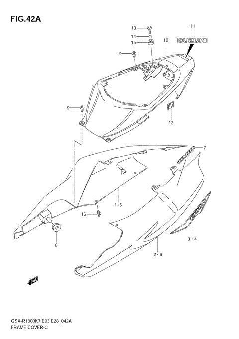 FRAME COVER (MODEL K8)
