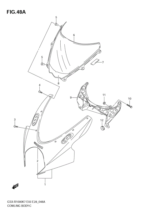 COWLING BODY (MODEL K8)