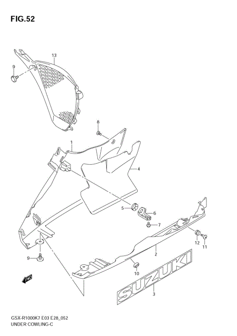 UNDER COWLING (MODEL K7)