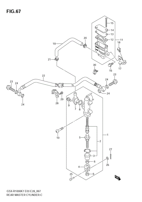 REAR MASTER CYLINDER