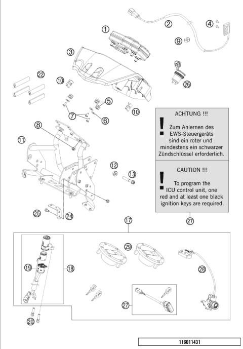 INSTRUMENTS / LOCK SYSTEM          