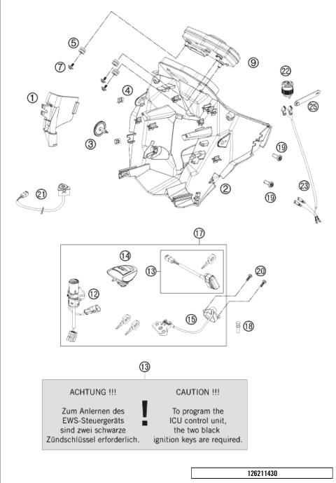 INSTRUMENTS, LOCK SYSTEM           