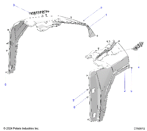 BODY, FENDERS, FRONT - G25GXP99 (C760012)