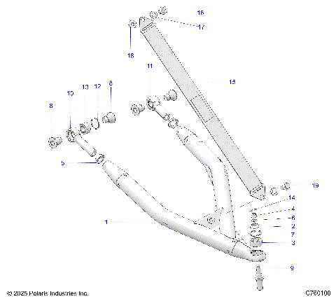 SUSPENSION, FRONT UPPER CONTROL ARMS - Z26RRE2KAL (C760100)