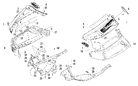 SKID PLATE AND SIDE PANEL ASSEMBLY [93800]