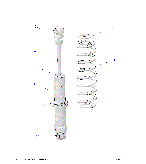 SUSPENSION, SHOCK, IFS - S26TFF6RSL/TFP6RSL (C602731)