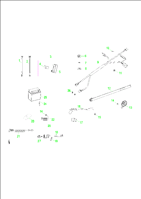 ELECTRICAL, SWITCHES, HARNESS and INDICATORS - A16YAK09AF (A00028)