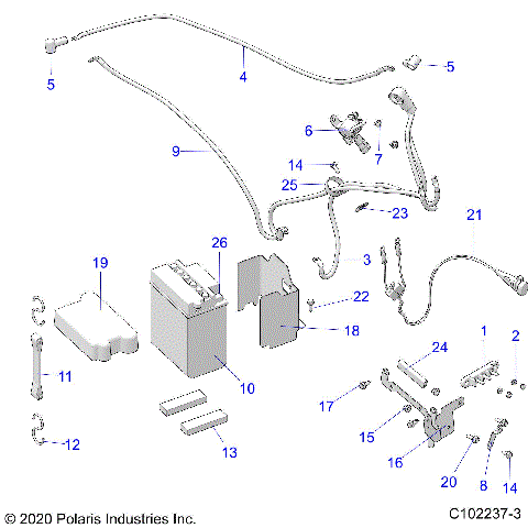 ELECTRICAL, BATTERY - A21SWE57A1/3A1 (C102237-3)