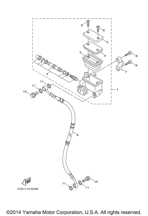 FRONT MASTER CYLINDER