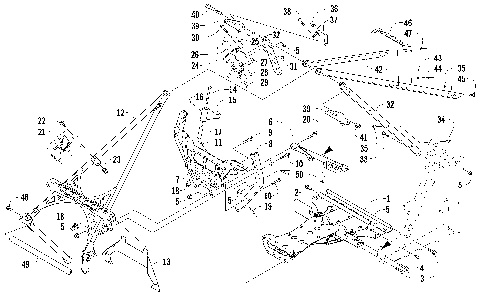 FRONT FRAME AND STEERING SUPPORT ASSEMBLY [94043]