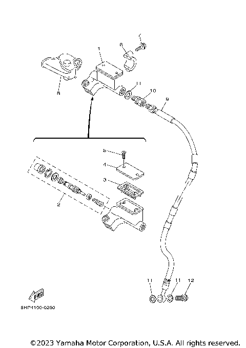 FRONT MASTER CYLINDER