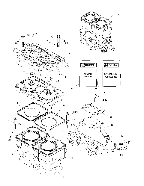 01- Cylinder, Exhaust Manifold