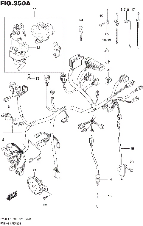 WIRING HARNESS (RV200L8 E03)