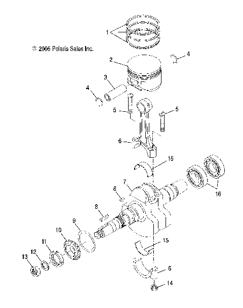 ENGINE, CRANKSHAFT and PISTON - A07CA32AA (4999202939920293C09)