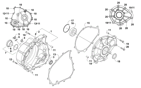 MAGNETO AND PTO COVERS