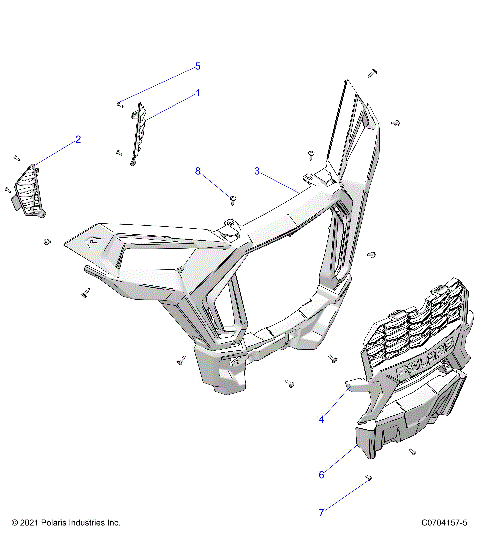 BODY, FRONT BUMPER - Z23N4K99A/99B (N/A)
