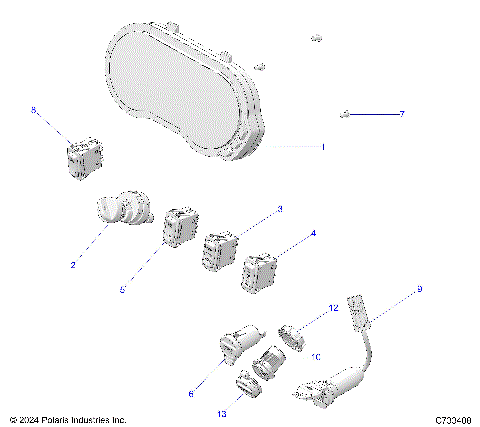 ELECTRICAL, DASH INSTRUMENTS - R25RRE99JP (C733408)