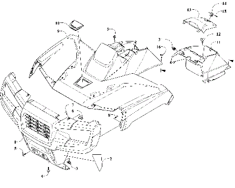 FRONT BODY PANEL ASSEMBLY   [304085]