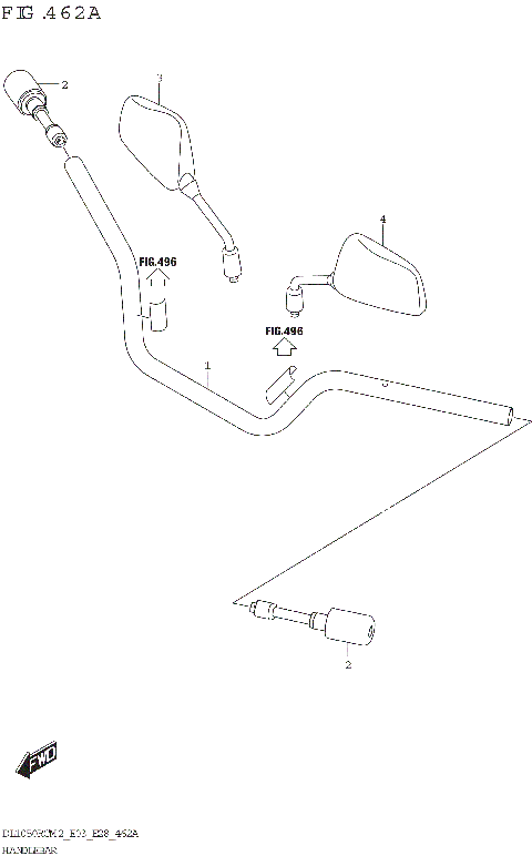 HANDLEBAR (DL1050RQ)