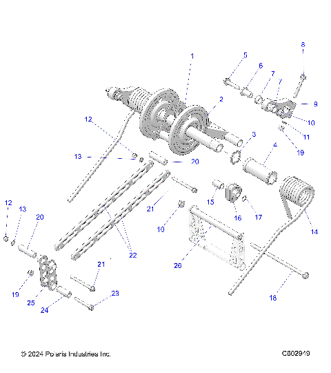 SUSPENSION, TORQUE ARM, REAR - S25TDL6LSA (C602949)