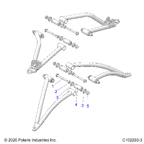 SUSPENSION, A-ARM MOUNTING - A22SHZ57AE (C102293-3)