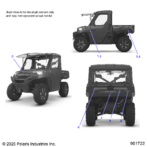 BODY, DECALS, GRAPHIC - R26RRU99A9/AF/AH/AB/AS/B9/BF/BH/BB/BS (901722)