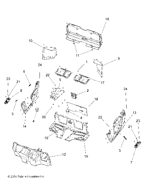 BODY, FLOOR and FENDERS - R15RMAE4GJ/GC/EJ (49RGRMOLDINGS15EV)