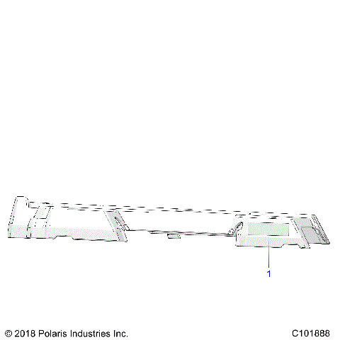 BODY, REAR RACK ADDITIONAL RED REFLECTOR - A19SAA50D5 [C101888]