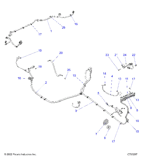 ELECTRICAL, WIRE HARNESS, PERIPHERAL - Z23RGC2KAJ/BJ (C703297)