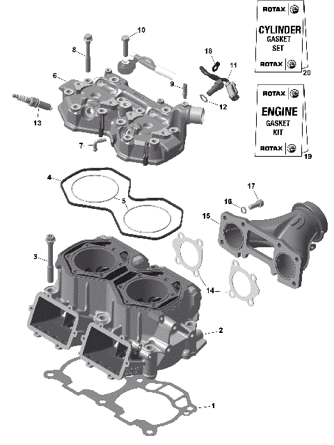 01- ROTAX - Cylinder