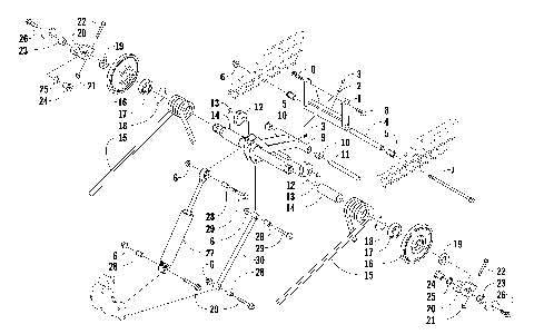 REAR SUSPENSION REAR ARM ASSEMBLY [89860]