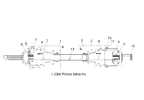 DRIVE TRAIN, FRONT DRIVE SHAFT - R16RCA57A1/A4/B1/B4 (49RGRSHAFTDRV104004X4)