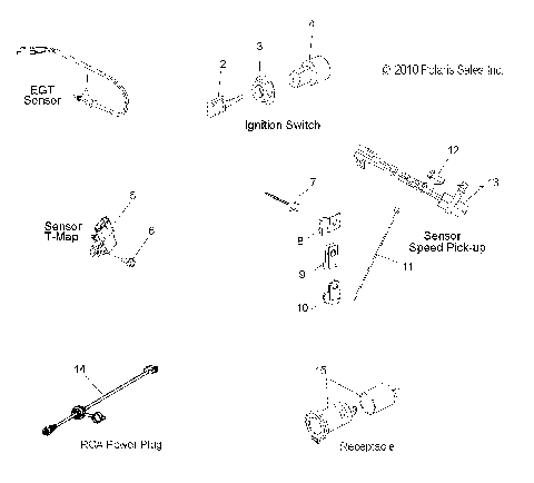 ELECTRICAL, SWITCHES, SENSORS and POWER PLUG - S11PT6HSL/HEL (49SNOWELECT11600TRG)