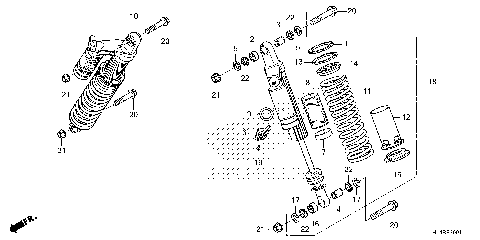 REAR SHOCK ABSORBER (2)