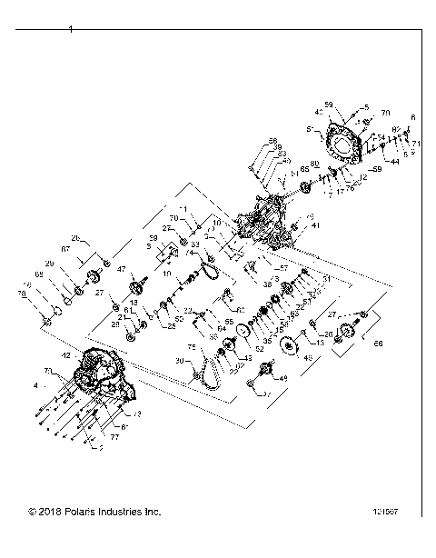 DRIVE TRAIN, MAIN GEARCASE - A19SXN85A8 [101567]