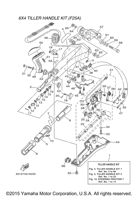 TILLER HANDLE ASSEMBLY F25