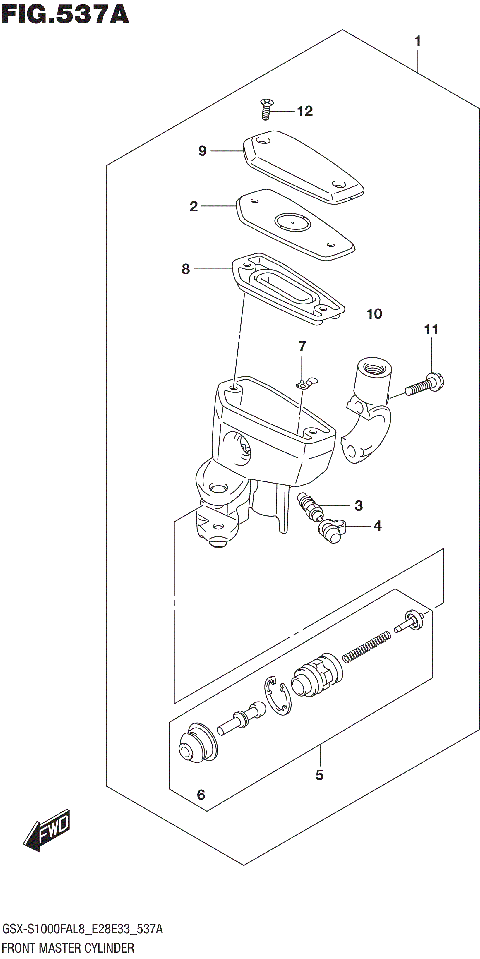 FRONT MASTER CYLINDER