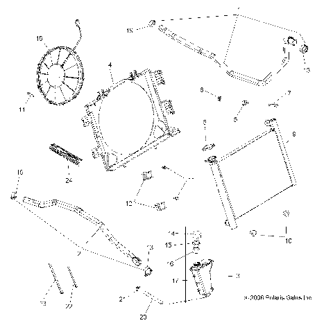ENGINE, COOLING SYSTEM - A09ZN55FX (49ATVCOOL09SPXP550)
