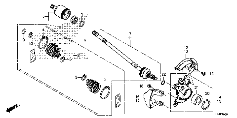 FRONT KNUCKLE@DRIVESHAFT