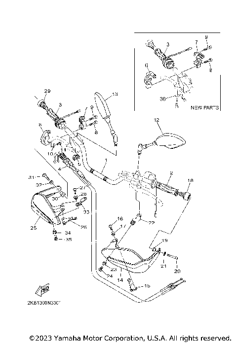 STEERING HANDLE CABLE