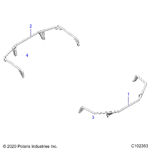 BODY, RACK EXTENDERS - A25SXD95A9 (C102363)