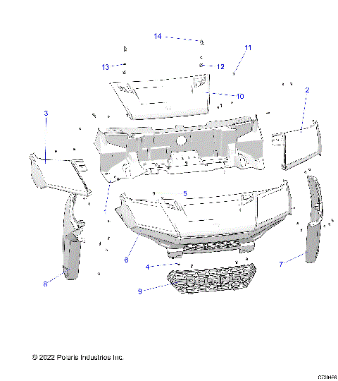 BODY, HOOD AND FRONT FASCIA - R25TAE99FM/TAS99CM/EM/GM (C700619)