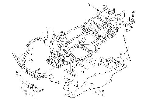 FRAME AND RELATED PARTS [96281]