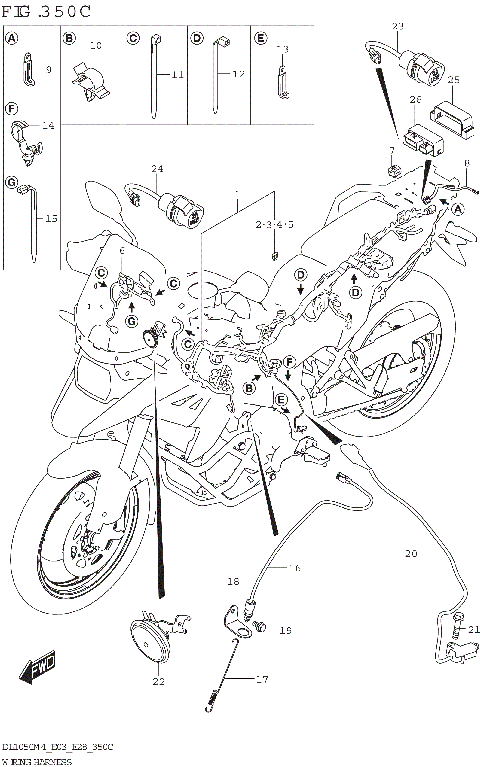 WIRING HARNESS (DL1050RR)