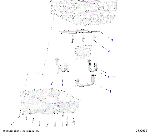 ENGINE, OIL TUBES - R25X6W1RB9/BD/BM (C730965)