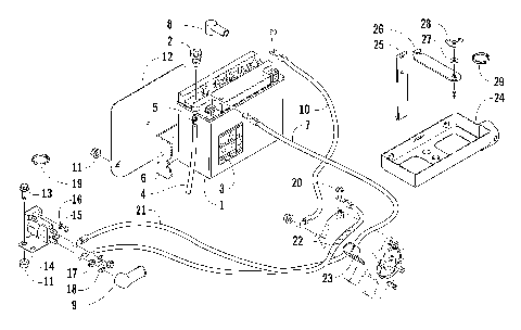 BATTERY, SOLENOID, AND CABLES [86265]