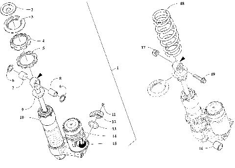 REAR SUSPENSION FRONT ARM SHOCK ABSORBERS [111259]